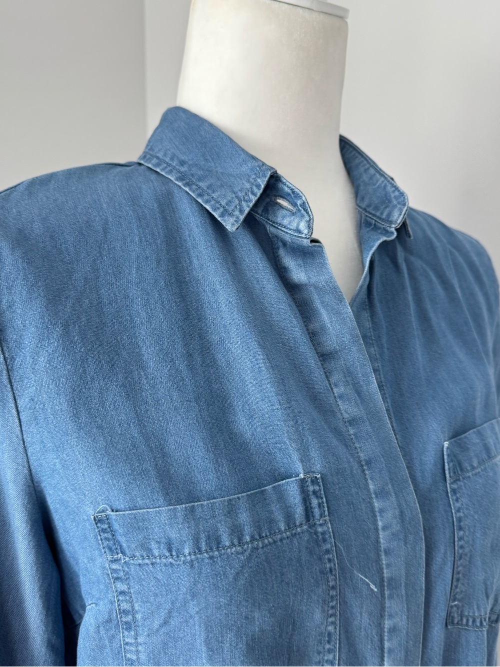 Walter Baker Light Blue Denim Button-Down Shirt